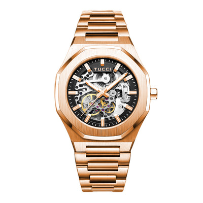 TUCCI Italy Dicromatico Unisex Stainless Steel Wrist Watch