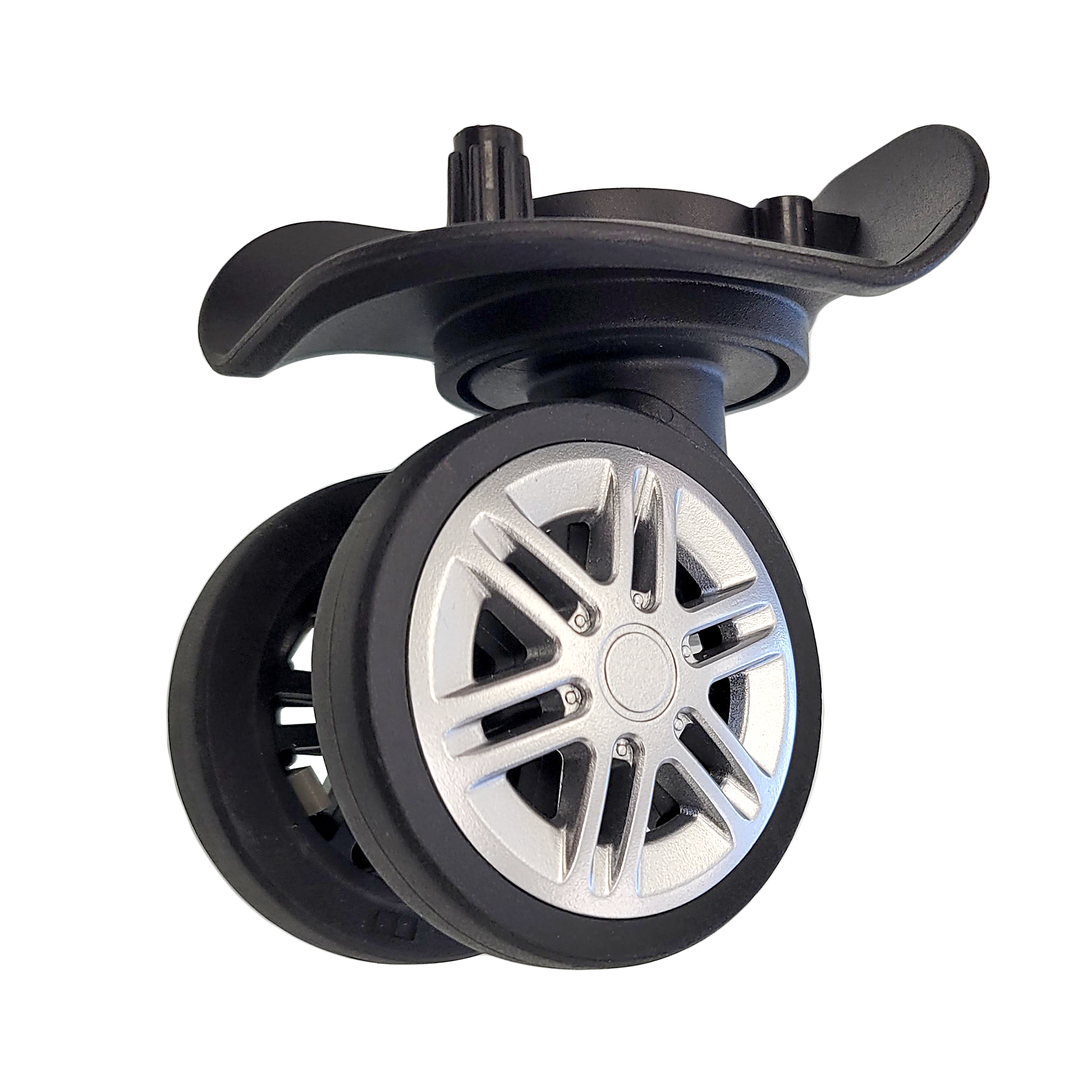 TUCCI Italy Non-detachable Lightweight Wheels with Casting for Luggage (Set of 2)
