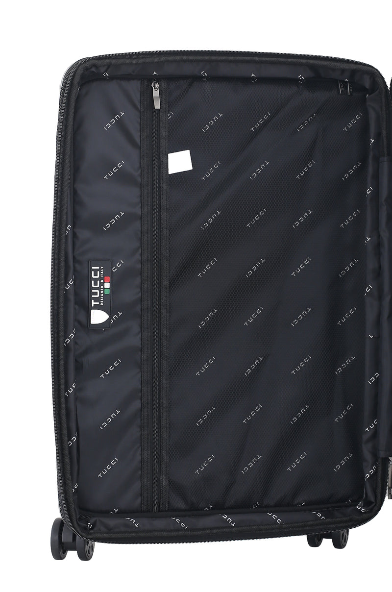 TUCCI Italy Emotion Art Exotic Hamsa 20" Luggage Suitcase
