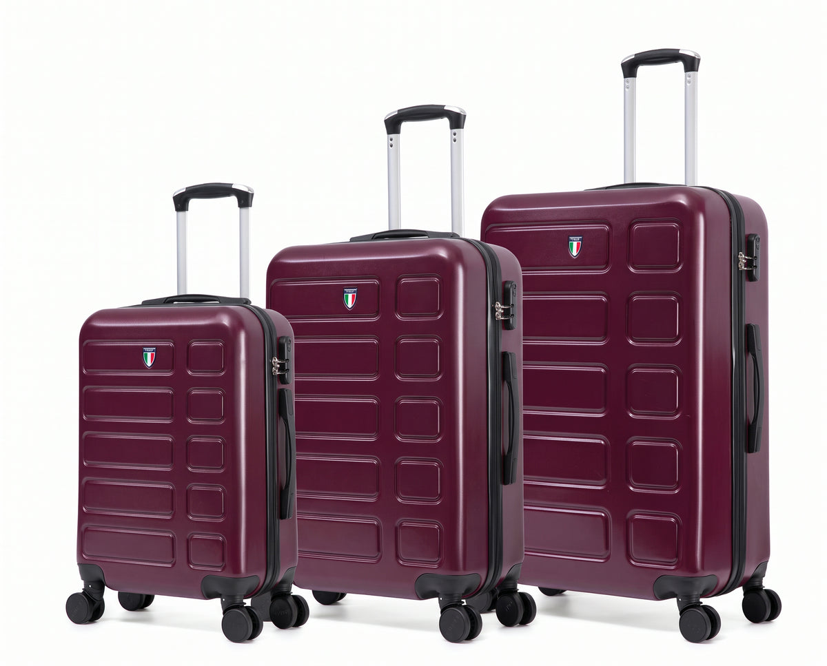 TUCCI Italy Dinamica 3 Piece Hard side Set 20", 24", 28" Inches