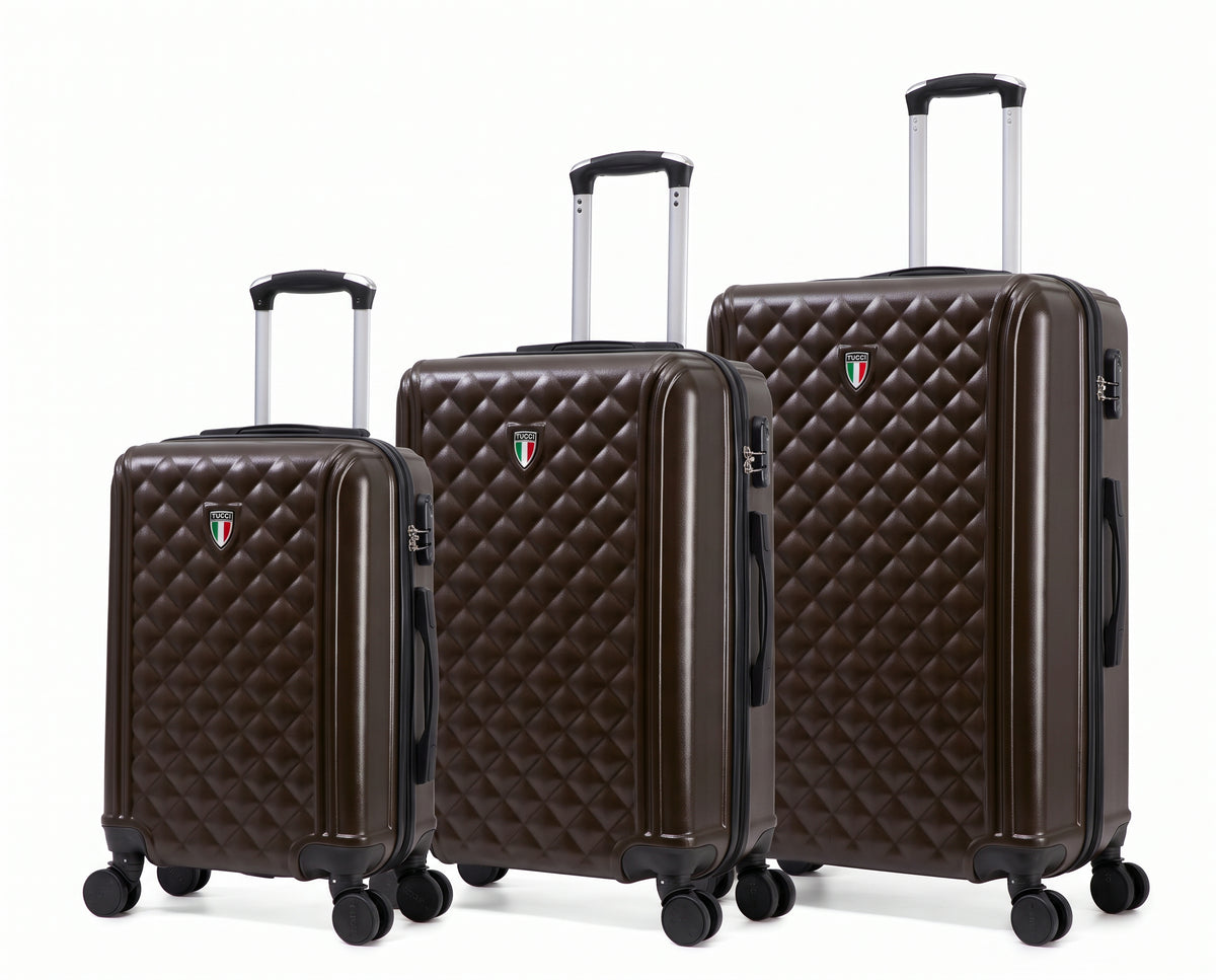 TUCCI Italy Soffio 3 Piece Hard side Set 20", 24", 28"