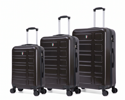 TUCCI Italy Dinamica 3 Piece Hard side Set 20", 24", 28" Inches