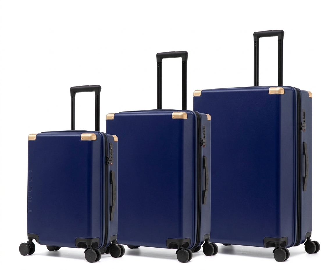 TUCCI Italy Premium 3-Pieces Hard side Set 20", 24", 28"