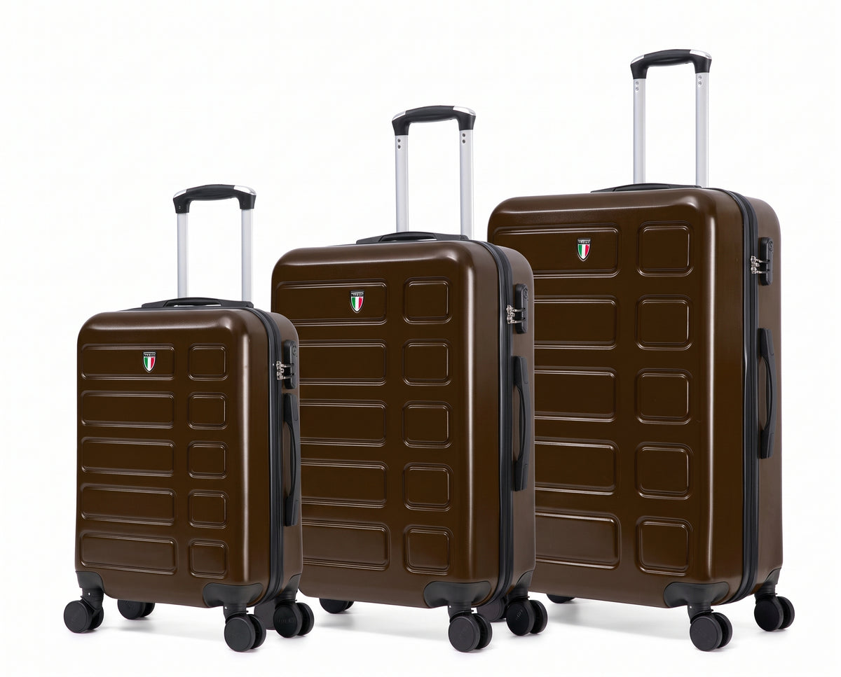 TUCCI Italy Dinamica 3 Piece Hard side Set 20", 24", 28" Inches