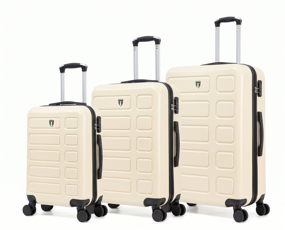 TUCCI Italy Dinamica 3 Piece Hard side Set 20", 24", 28" Inches