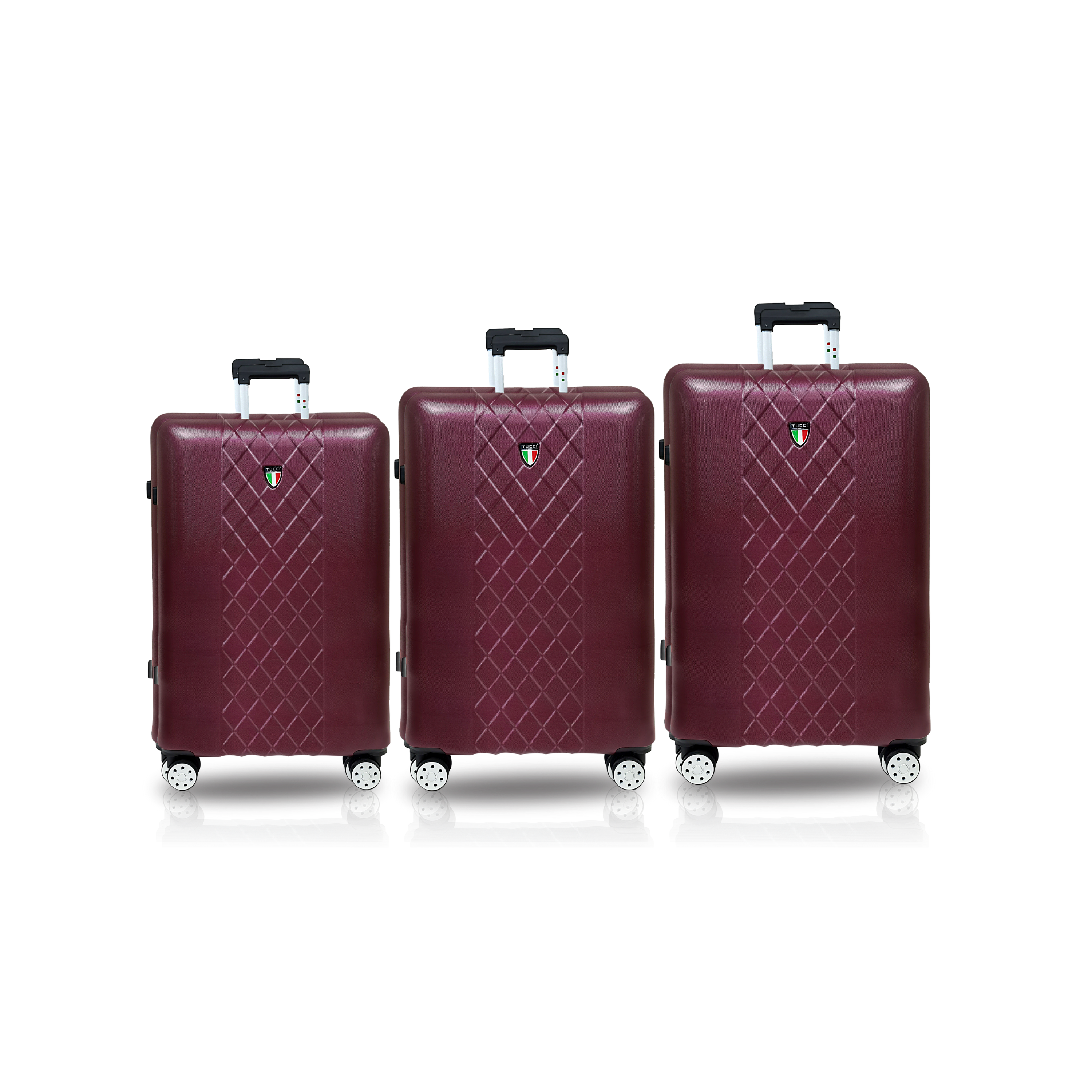 TUCCI BORSETTA ABS (20", 24", 28") Luggage Set