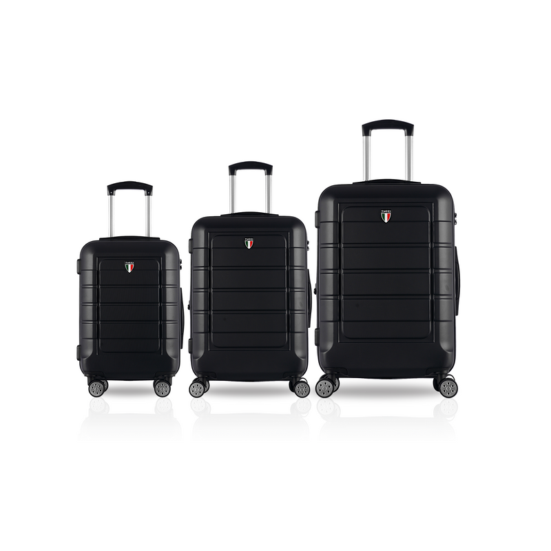TUCCI Italy CONSOLE ABS 3 PC (20", 24", 28") Luggage Suitcase Set