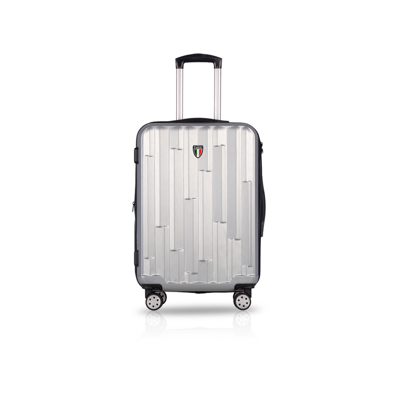 TUCCI Italy RIFLETTORE ABS 20" Carry On Spinner Wheel Suitcase