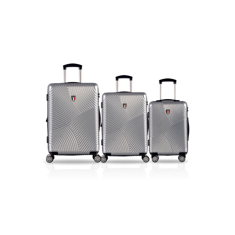 TUCCI Italy SROTOLARE ABS 3 PC (20", 24", 28") Suitcase Set