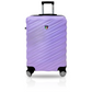 TUCCI Italy STORTO ABS 20" Carry On Luggage Suitcase Black | Silver| Orange
