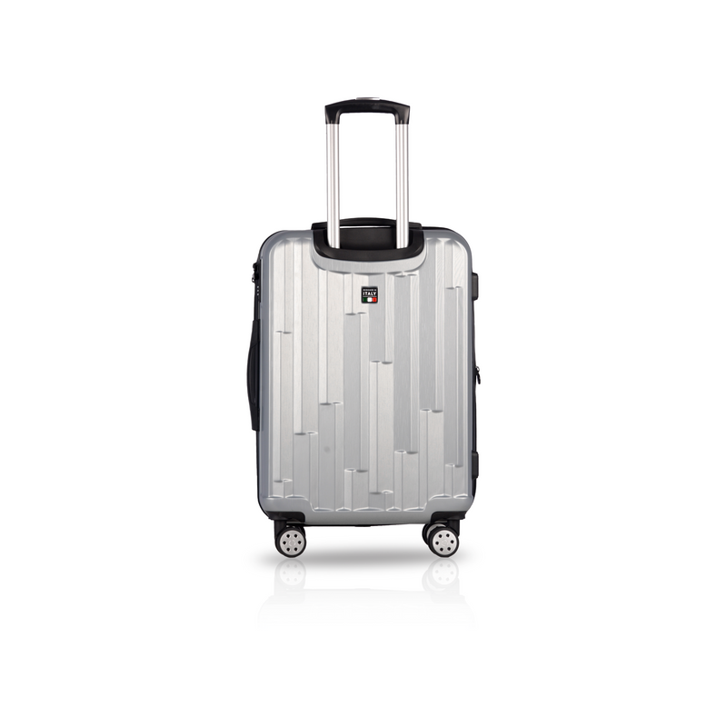TUCCI Italy RIFLETTORE ABS 20" Carry On Spinner Wheel Suitcase