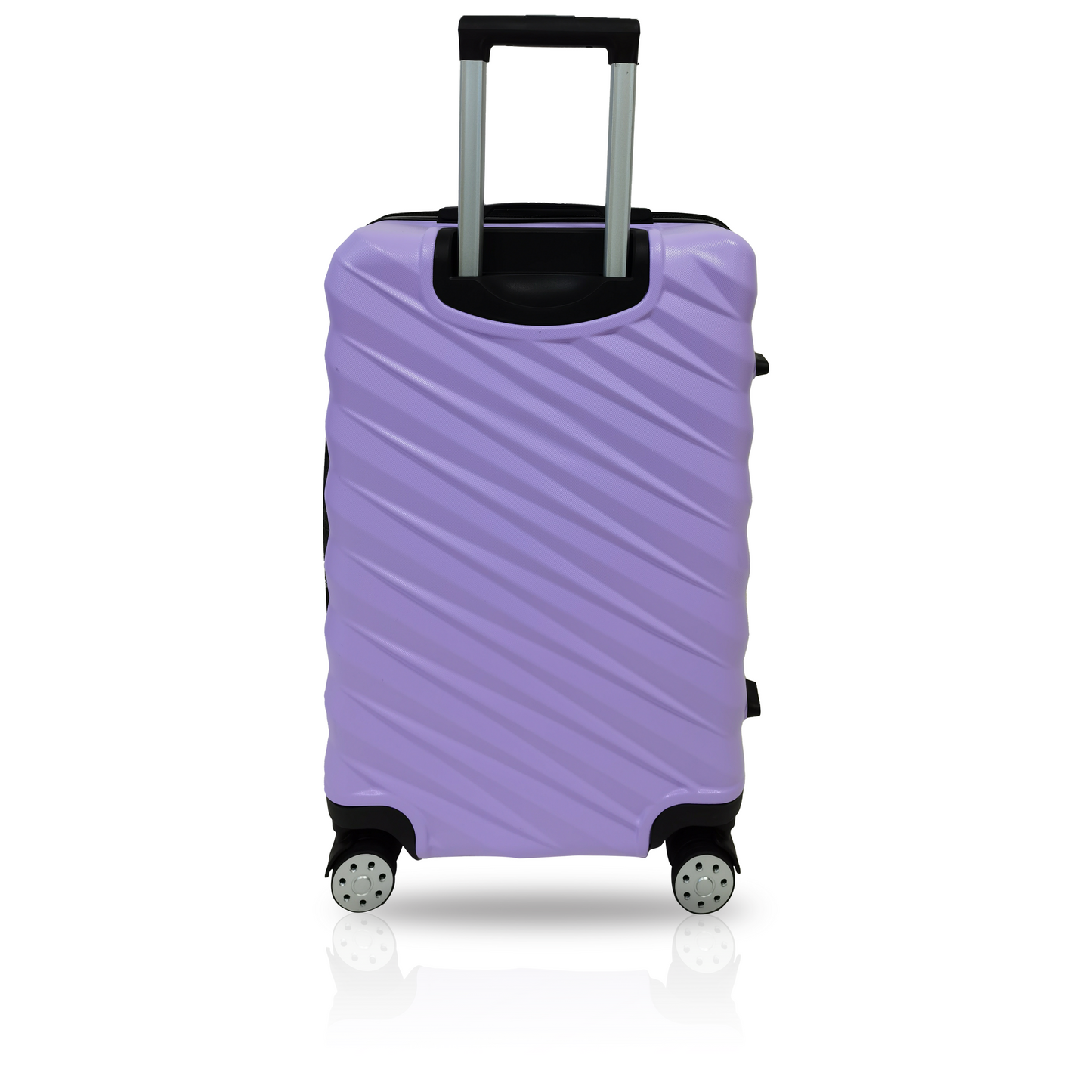 TUCCI Italy STORTO ABS 20" Carry On Luggage Suitcase Black | Silver| Orange