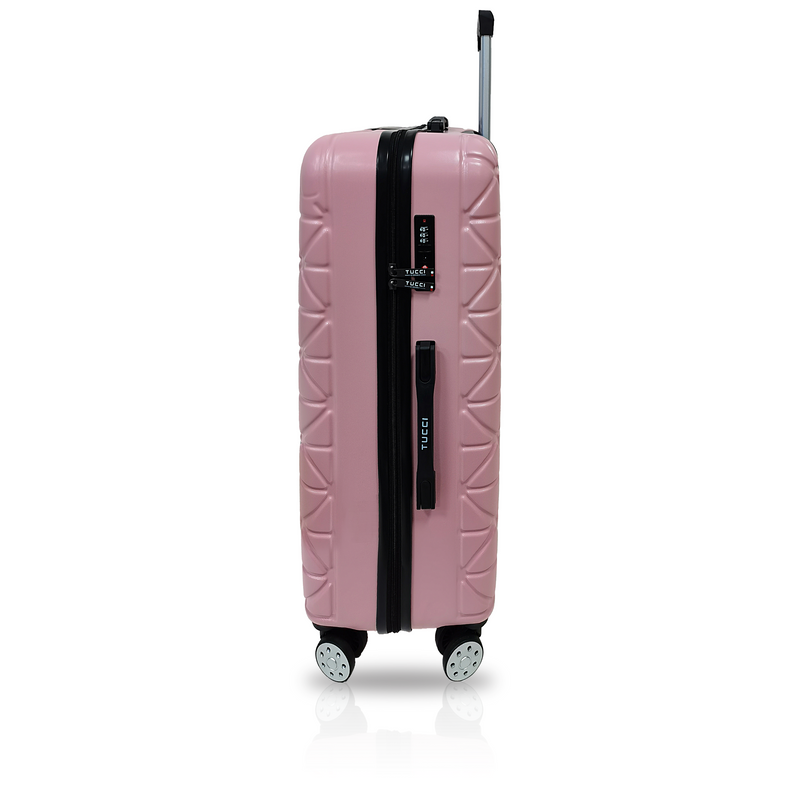 TUCCI Italy TESSERE ABS 20" Carry On Luggage Suitcase