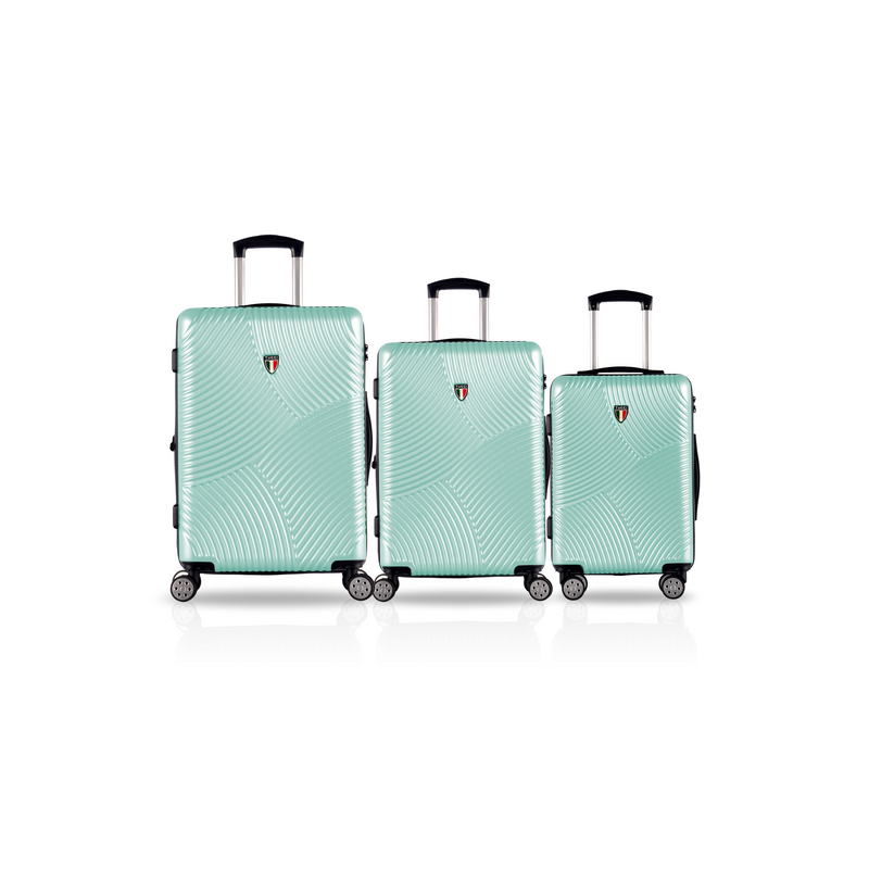 TUCCI Italy SROTOLARE ABS 3 PC (20", 24", 28") Suitcase Set