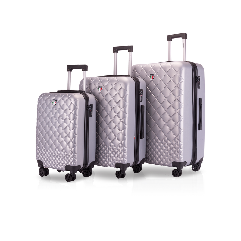 TUCCI Italy TRAPUNTA ABS (20", 24", 28") 3 PC Suitcase Set