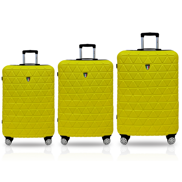 TUCCI Italy TESSERE ABS 3 PC (20", 24", 28") Luggage Suitcase Set