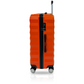 TUCCI Italy STORTO ABS 20" Carry On Luggage Suitcase Black | Silver| Orange