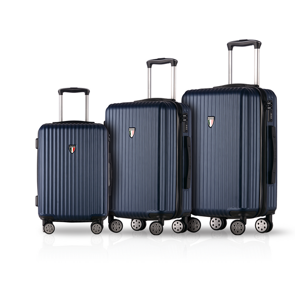 TUCCI Italy BANDA ABS 3 PC (20", 24", 28") Luggage Set