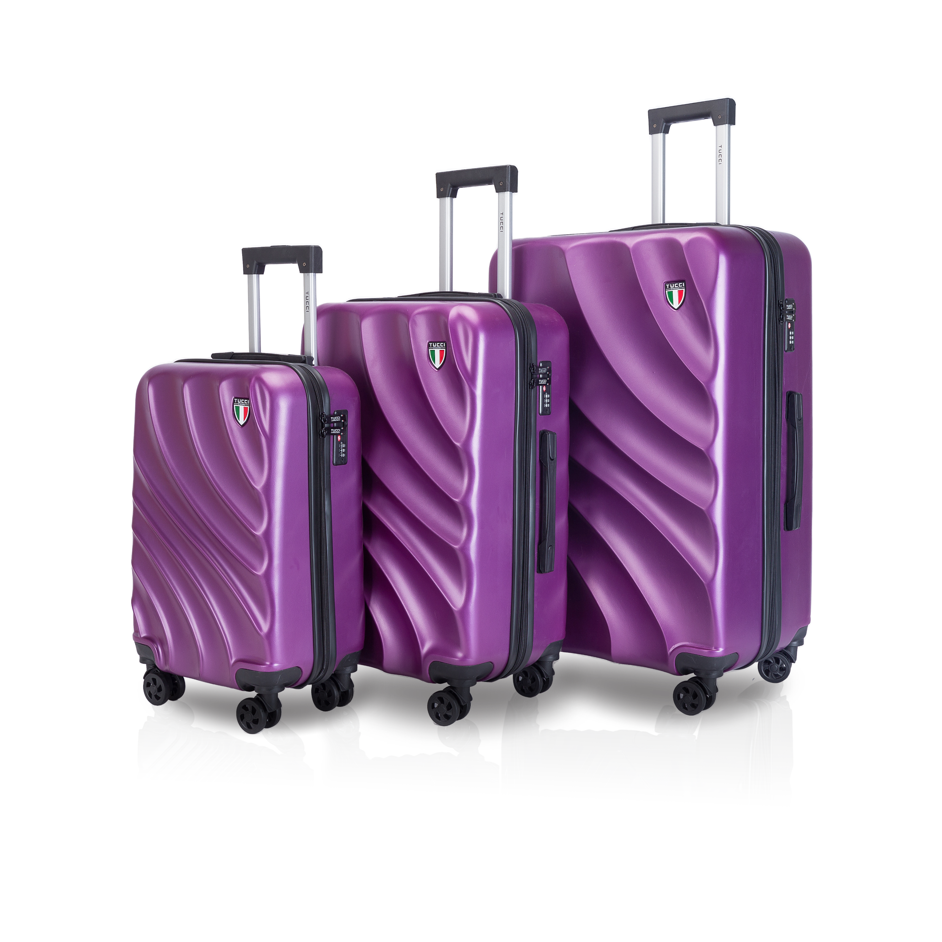 TUCCI CREMOSA ABS 3 PC (20", 24", 28") Luggage Set