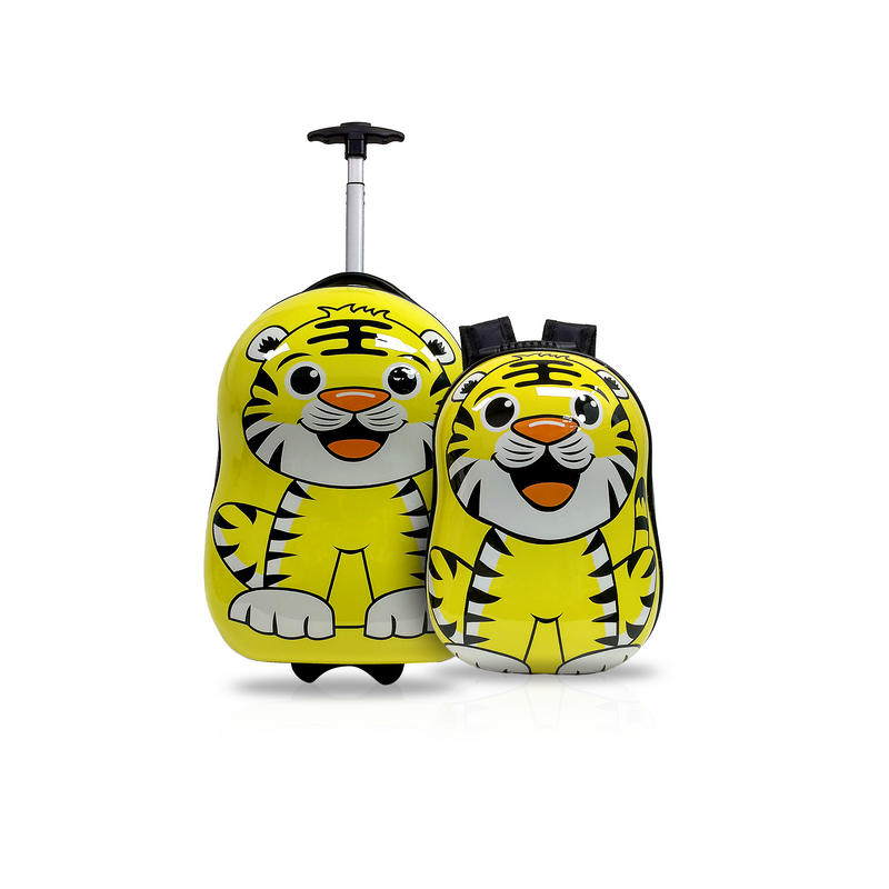 TUCCI Italy TIGERLICIOUS 2 PC (16', 13') Suitcase and Backpack Set