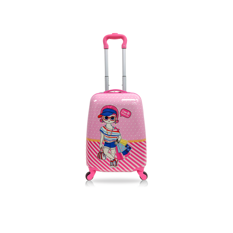 TUCCI Italy FASHION GIRL 18" Kids Luggage Suitcase