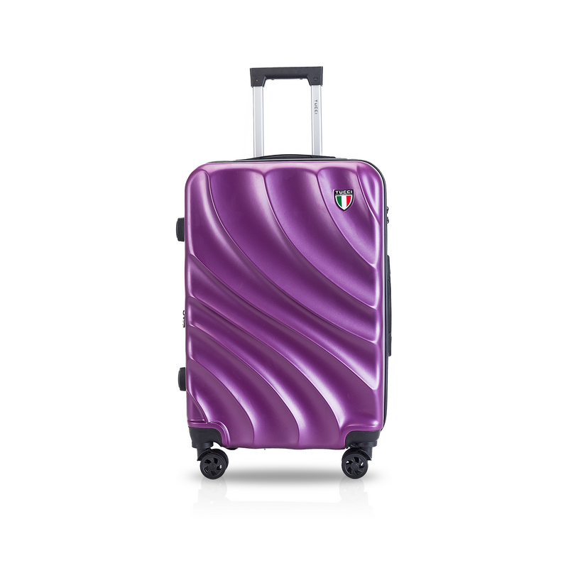 TUCCI Italy CREMOSA ABS 24" Luggage Travel Suitcase