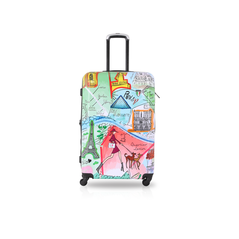 TUCCI Italy J’AIME PARIS (20", 24", 28") 3 PC Travel Luggage Set
