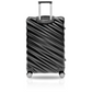 TUCCI Italy STORTO ABS 20" Carry On Luggage Suitcase Black | Silver| Orange