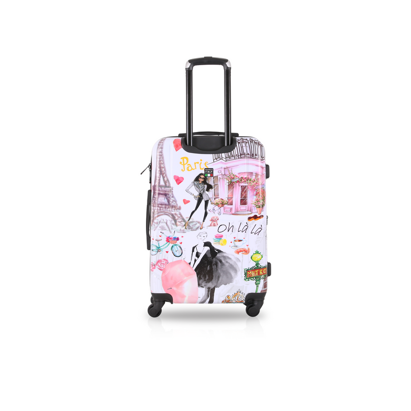 Love top pink luggage