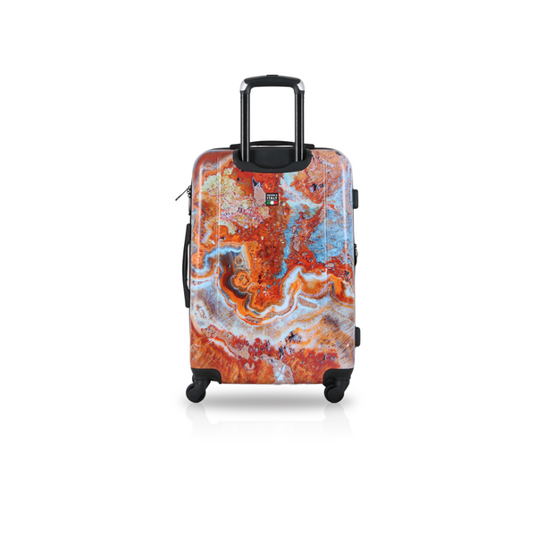 TUCCI Italy 28" Turkish Marble Print Art Hard Shell Luggage Suitcase