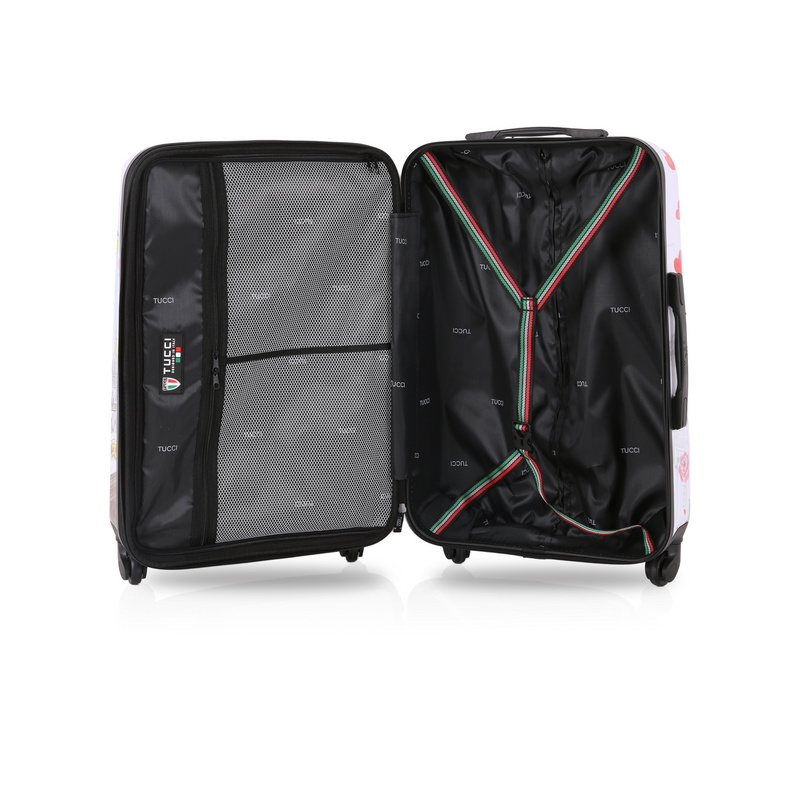 TUCCI Italy PARIS LOVE ART (20", 24", 28") Luggage Suitcase Set