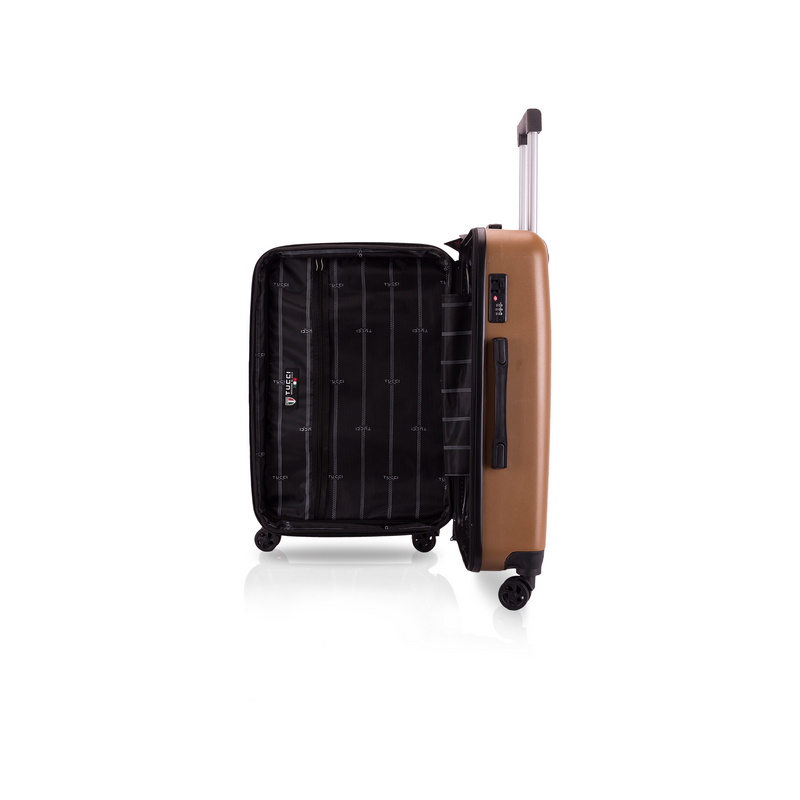 TUCCI Italy TRAPUNTA ABS 24" Medium Luggage Suitcase