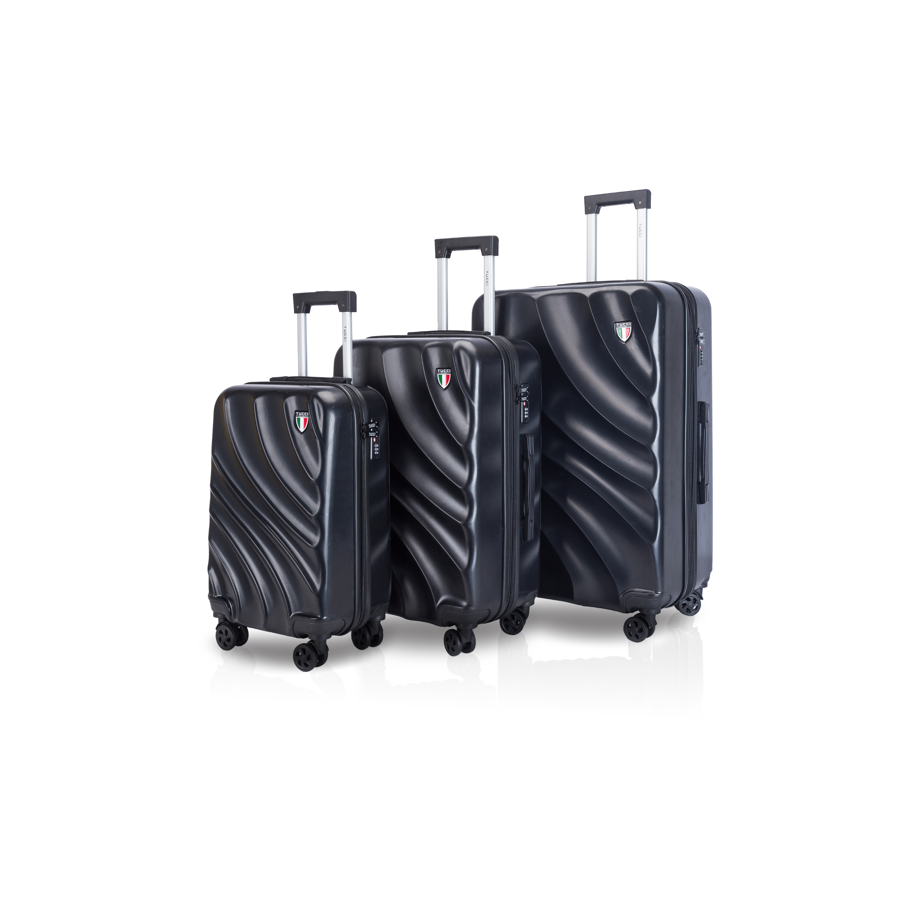 TUCCI CREMOSA ABS 3 PC (20", 24", 28") Luggage Set