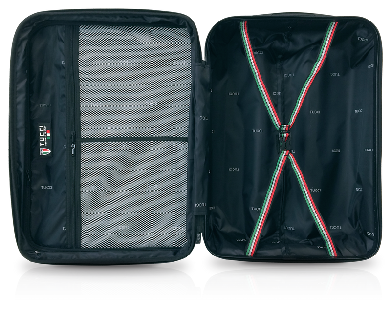 TUCCI Italy STORTO 28" Large Spinner Wheel Luggage Suitcase