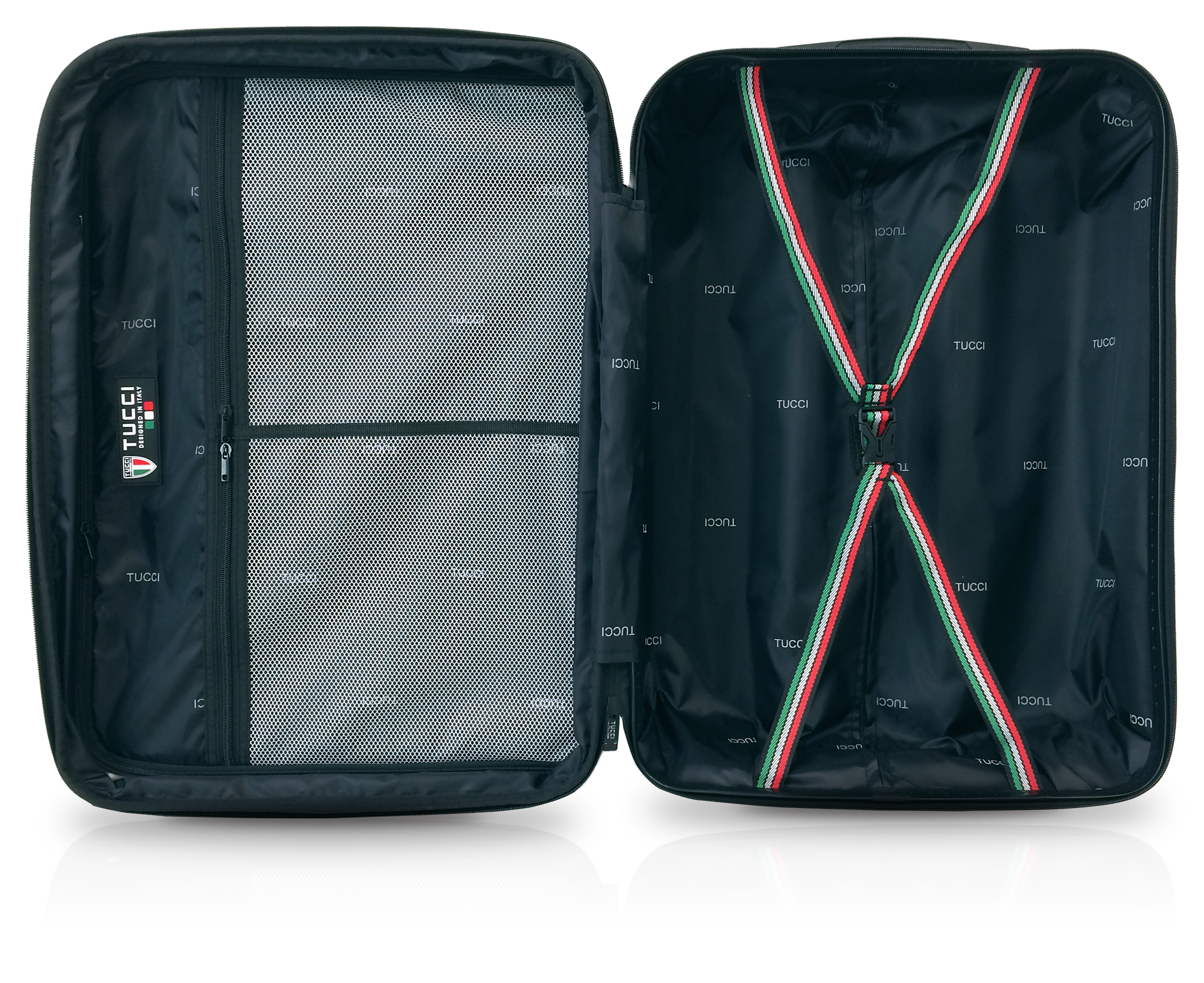 TUCCI BORDO ABS 3 PC (20", 24", 28") Travel Luggage Set