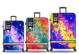 TUCCI Italy Emotion Art Exotic Hamsa 3 PC Set (20", 24", 28") Luggage Suitcase